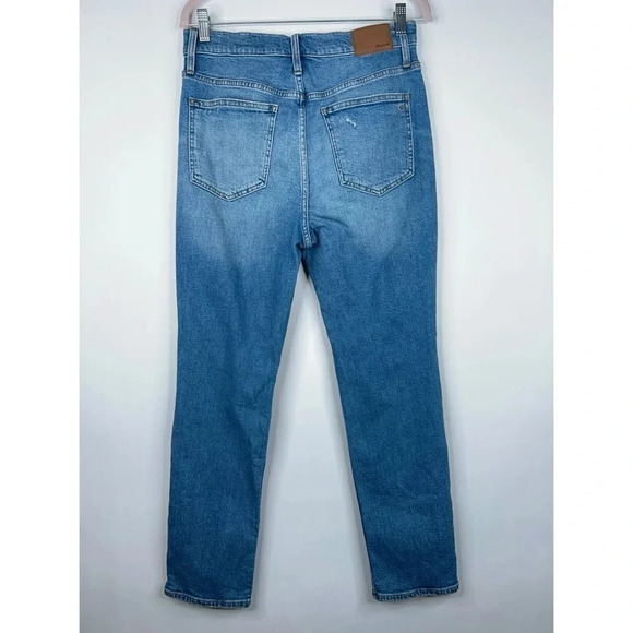 Madewell Perfect Vintage Jean Denman Wash Distressed High Rise Size 28 - Picture 6 of 13